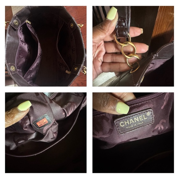 CHANEL Brown Wild Stitch Quilted Leather Tote Bag (Vintage) - Picture 9 of 12